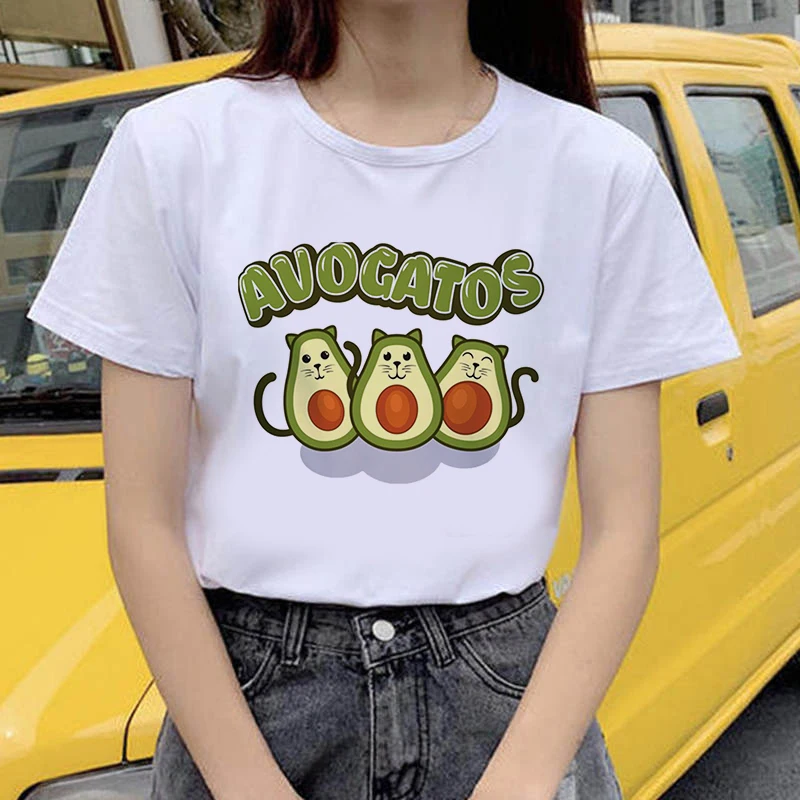 Cute Avocado hot selling women summer t-shirt Funny Print short sleeve t-shirt Kawaii Cartoon Graphic Tshirts Girls Tops Tees
Cute Avocado hot selling women summer t-shirt Funny Print short sleeve t-shirt Kawaii Cartoon Graphic Tshirts Girls Tops Tees