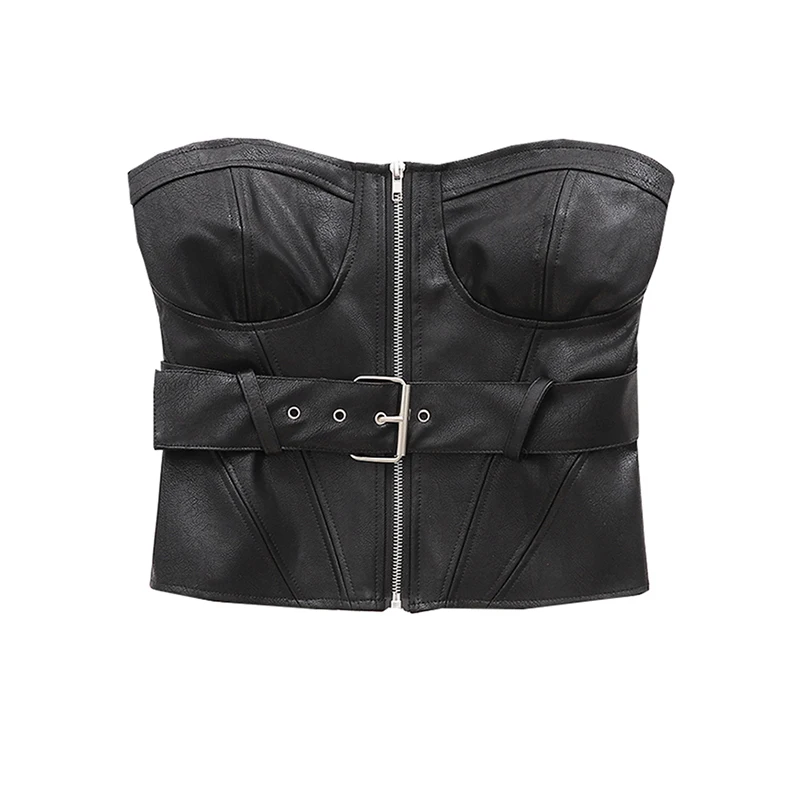 Бордовая искусственная кожа, сексуальная майка, короткие женские топы, летние, без рукавов, одноцветные, для девушек, на молнии, пояс, готиче...
Бордовая искусственная кожа, сексуальная майка, короткие женские топы, летние, без рукавов, одноцветные, для девушек, на молнии, пояс, готиче...