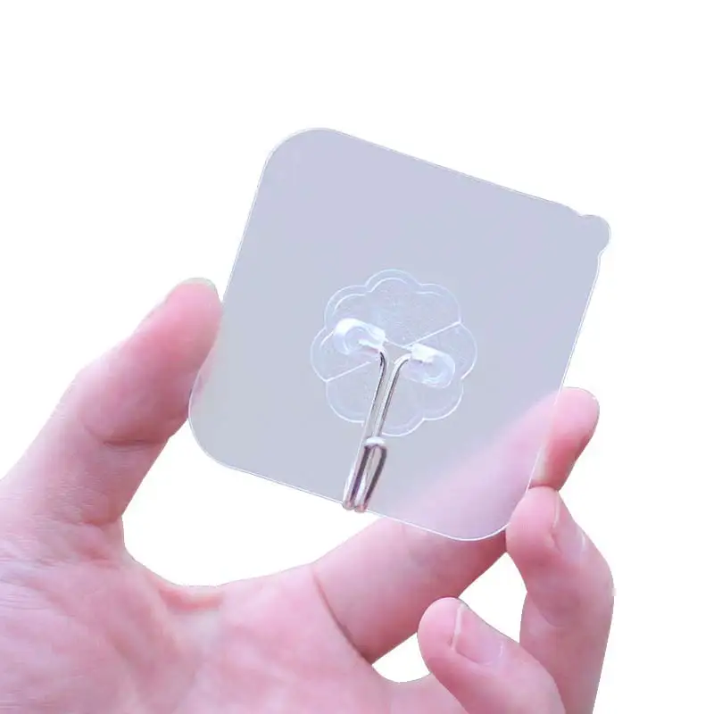 Strong Adhesive Wall Hook Transparent Removable Hanger Hooks for Bathroom Kitchen ND998
Strong Adhesive Wall Hook Transparent Removable Hanger Hooks for Bathroom Kitchen ND998