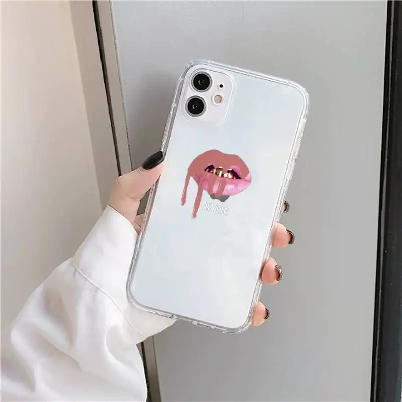 Sexy Girl Kylie Jenner Lips Kiss Phone Case Transparent for iPhone 11 12 mini pro XS MAX 8 7 6 6S Plus X 5S SE 2020 XR
Sexy Girl Kylie Jenner Lips Kiss Phone Case Transparent for iPhone 11 12 mini pro XS MAX 8 7 6 6S Plus X 5S SE 2020 XR