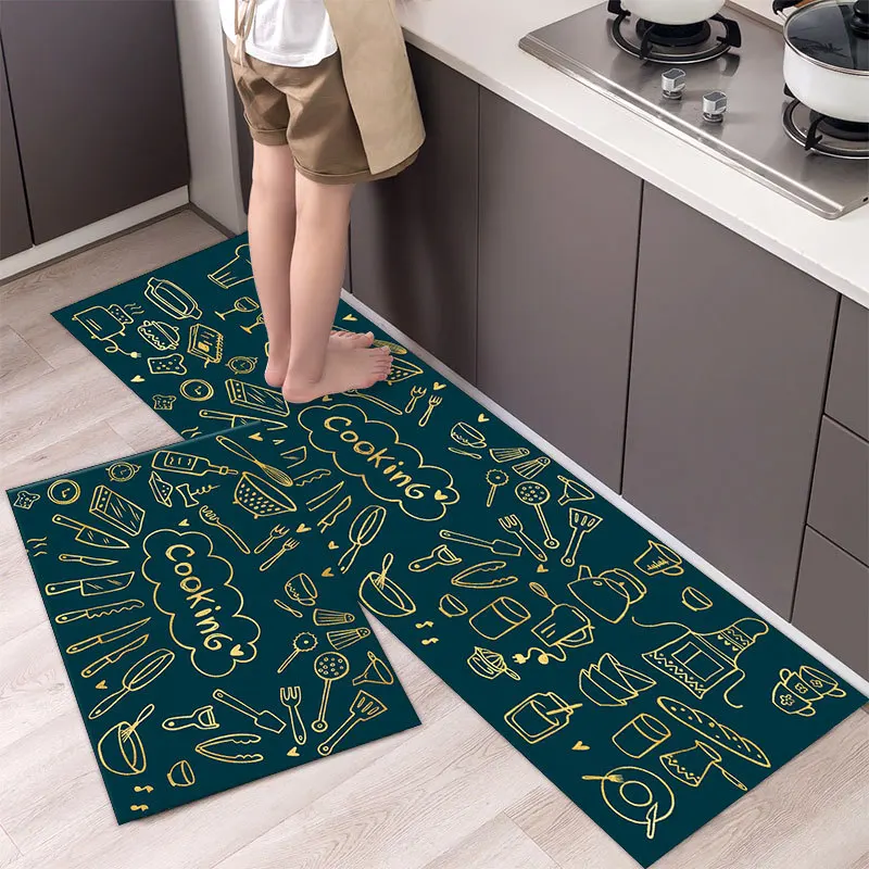 Fashionable minimalist kitchen floor mats Nordic style household carpet long strip door mats modern home decoration
Fashionable minimalist kitchen floor mats Nordic style household carpet long strip door mats modern home decoration
