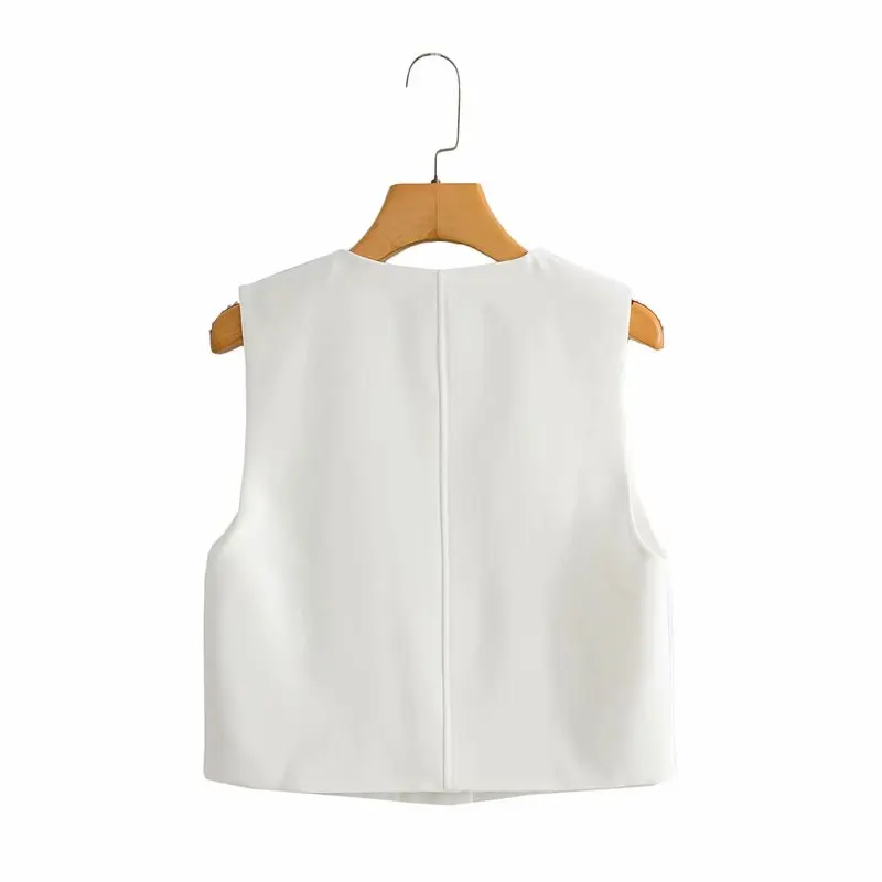 New ZA 2021 Women Vest Jacket Spring Simply Sleeveless Single Breasted Office Ladies Wear Casual Suit Waist Coat Outwear tops
New ZA 2021 Women Vest Jacket Spring Simply Sleeveless Single Breasted Office Ladies Wear Casual Suit Waist Coat Outwear tops