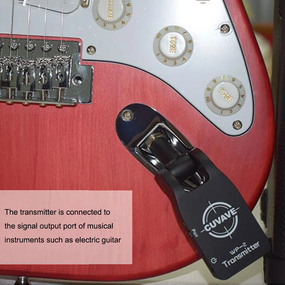 WP-2 2,4G для гитары, работающий от аккумулятора, частота-ресиверы легкий Портативный музыка элементы для электрической бас-гитары 50 м дальност... 
WP-2 2,4G для гитары, работающий от аккумулятора, частота-ресиверы легкий Портативный музыка элементы для электрической бас-гитары 50 м дальност...