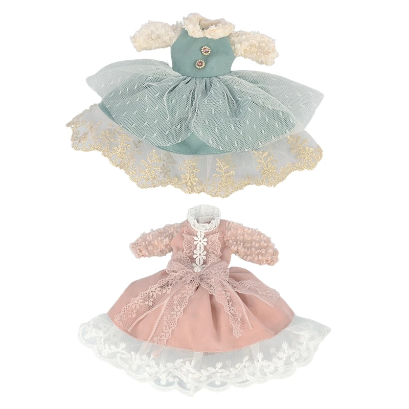 Handmade Dress for 12 Inch Doll Clothes Outfits DIY Dress Up Dolls Accessories Pretty Lace Dresses Girls Toddler Gift
Handmade Dress for 12 Inch Doll Clothes Outfits DIY Dress Up Dolls Accessories Pretty Lace Dresses Girls Toddler Gift