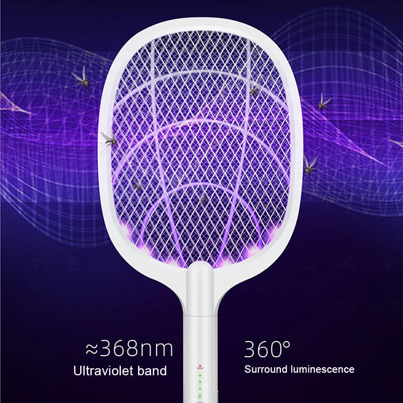 USB Rechargeable Electric Mosquito Swatter Killer Handheld Racket Insect Fly Bug Wasp Fly Swatter Electric Tennis Bat for home
USB Rechargeable Electric Mosquito Swatter Killer Handheld Racket Insect Fly Bug Wasp Fly Swatter Electric Tennis Bat for home