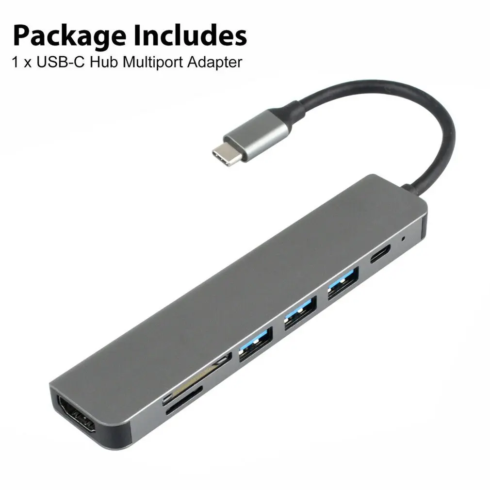 USB C Hub USB 3.0 to HDMI-compatible Adapter 4K USB C with PD TF Security Digital Reader Slot SD for Macbook Pro/Air M1 Hub
USB C Hub USB 3.0 to HDMI-compatible Adapter 4K USB C with PD TF Security Digital Reader Slot SD for Macbook Pro/Air M1 Hub