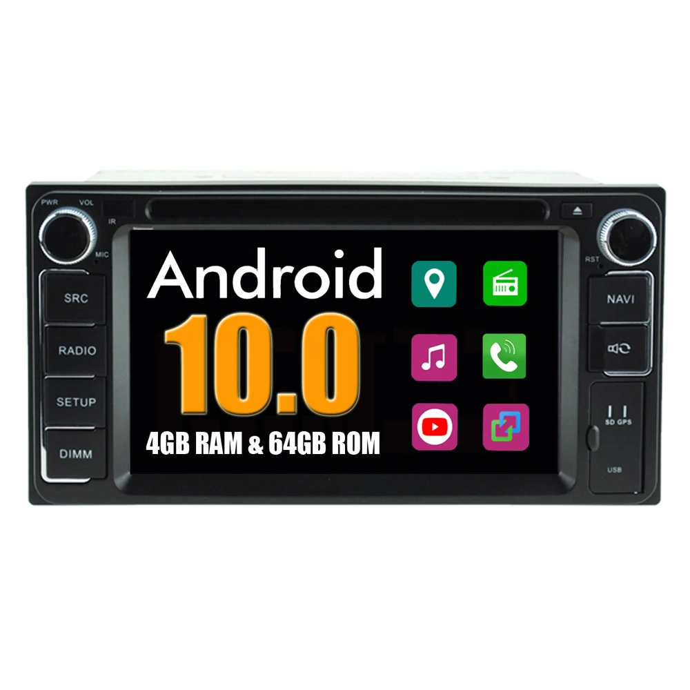 Автомобильный мультимедийный плеер RoverOne для Toyota Corolla E120 E130 Fielder Vela RAV4 PRADO VIOS Scion HILUX