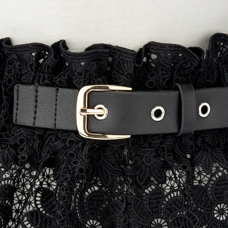 2020 trend lace cloth waistband for women with wide decorative white shirt dress and T-shirt belt
2020 trend lace cloth waistband for women with wide decorative white shirt dress and T-shirt belt