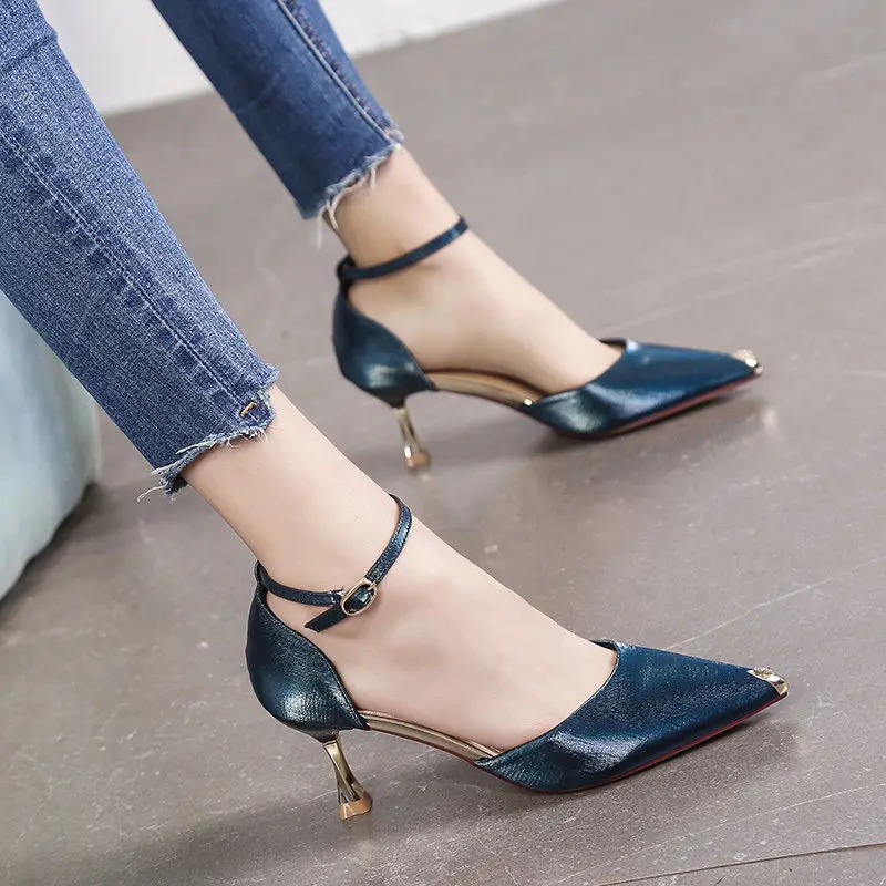 Szpilki Damskie Women Fashion Black Suede High Heel Shoes Lady Casual Blue Rivet Party Heels Female Spring Summer Pumps G5145
Szpilki Damskie Women Fashion Black Suede High Heel Shoes Lady Casual Blue Rivet Party Heels Female Spring Summer Pumps G5145
