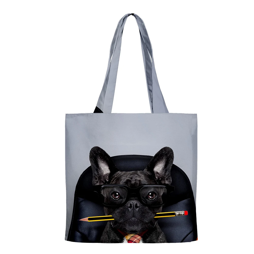 Большая вместительная Холщовая Сумка через плечо с мультипликационным изображением французского бульдога
Большая вместительная Холщовая Сумка через плечо с мультипликационным изображением французского бульдога