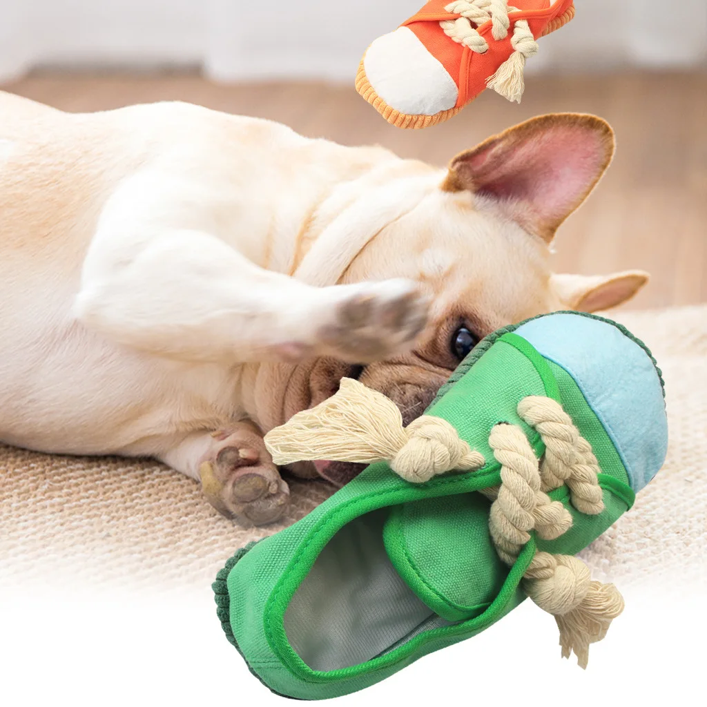 Pet Dog Toys Dog Chew Toy Squeaky Shoe Toys for Dog Pet Puppy Squeaky Chew Bite Resistant Toy Pets Accessories Supplies
Pet Dog Toys Dog Chew Toy Squeaky Shoe Toys for Dog Pet Puppy Squeaky Chew Bite Resistant Toy Pets Accessories Supplies