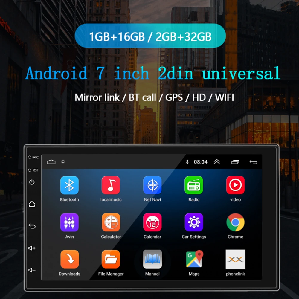 Автомагнитола 2 Din на Android 9,0, 2 Гб ОЗУ, мультимедийный плеер с GPS, универсальный для Toyota, Volkswagen, Nissan, Hyundai, Kia, toyota, LADA, Ford
Автомагнитола 2 Din на Android 9,0, 2 Гб ОЗУ, мультимедийный плеер с GPS, универсальный для Toyota, Volkswagen, Nissan, Hyundai, Kia, toyota, LADA, Ford