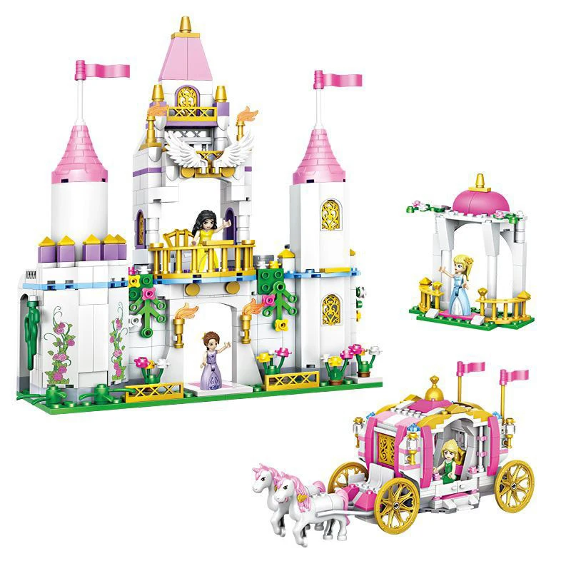 Girls Princess Series Castle Building Blocks Magical Ice Castle Bricks Compatible Girls Friends Educational Toys For Children
Girls Princess Series Castle Building Blocks Magical Ice Castle Bricks Compatible Girls Friends Educational Toys For Children
