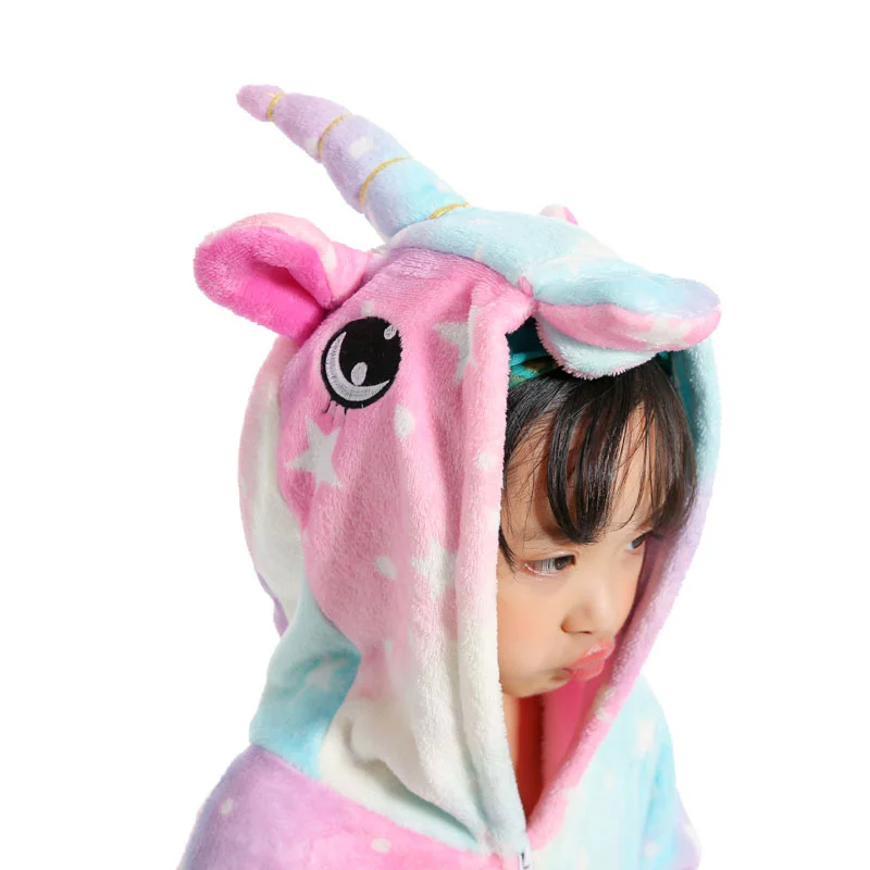 Unicorn Kigurumis Zipper Onesies Kid Pajama Animal Cartoon Sleepwear Child Girl Cute Kawaii Party Suit Flannel Soft Warm
Unicorn Kigurumis Zipper Onesies Kid Pajama Animal Cartoon Sleepwear Child Girl Cute Kawaii Party Suit Flannel Soft Warm