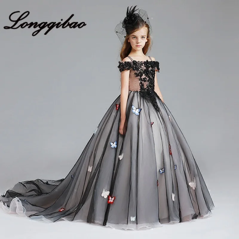 High Quality Baby Child Princess Dress Black Christmas Halloween Costume Costume Host Show Run Puffy Dress Kid Clothes
High Quality Baby Child Princess Dress Black Christmas Halloween Costume Costume Host Show Run Puffy Dress Kid Clothes