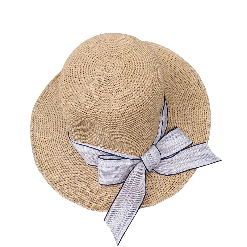 Sun hat bowknot straw hat female summer sunscreen sun hat handmade beach hat large brim foldable hat
Sun hat bowknot straw hat female summer sunscreen sun hat handmade beach hat large brim foldable hat