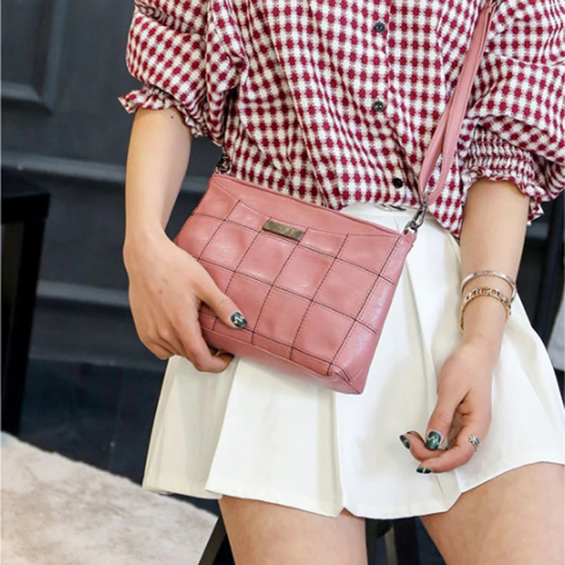 Fashion Crossbody Bag For Women Shoulder Bags Ladies Handbag Female Vintage Leather Plaid Messenger Bag Borsa Donna Dames Tassen
Fashion Crossbody Bag For Women Shoulder Bags Ladies Handbag Female Vintage Leather Plaid Messenger Bag Borsa Donna Dames Tassen