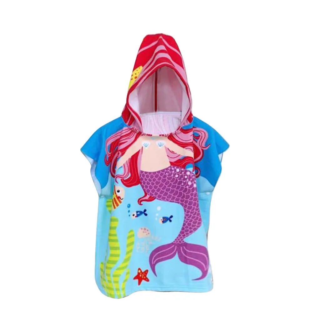 Children Bath Towel Cartoon Purple Mermaid Kids Beach Hooded Cloak Boys Girls Swimming Poncho Fiber Bathrobe Baby Shower Product
Children Bath Towel Cartoon Purple Mermaid Kids Beach Hooded Cloak Boys Girls Swimming Poncho Fiber Bathrobe Baby Shower Product
