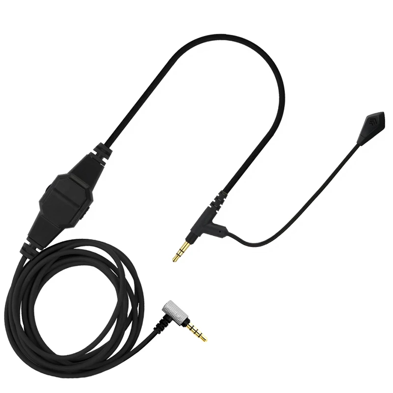 3.5mm Boom Microphone Volume Cable for V-MODA Crossfade M-100 LP LP2 M-80 V-80 to Gaming Headphone for PS4 One
3.5mm Boom Microphone Volume Cable for V-MODA Crossfade M-100 LP LP2 M-80 V-80 to Gaming Headphone for PS4 One