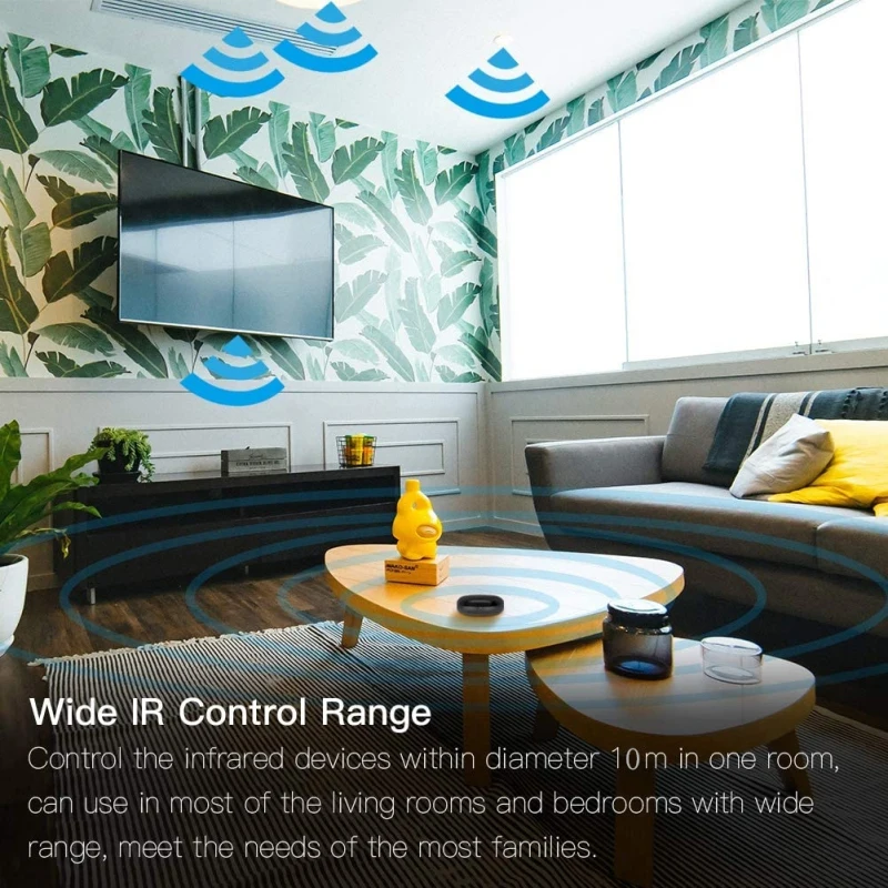 WiFi IR Remote Controller Tuya Smart Life APP Remote Control For Air Conditioner TV TV Box DVD Durable Automation Work System
WiFi IR Remote Controller Tuya Smart Life APP Remote Control For Air Conditioner TV TV Box DVD Durable Automation Work System