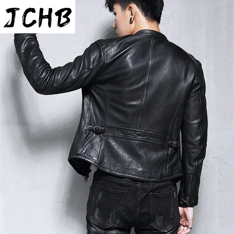 Genuine JCHB Leather Jacket Men 100% Sheepskin Leather Coat Biker Motorcycle Jacket Man Vlothes 2021 Slim Fit Vintage 1780A
Genuine JCHB Leather Jacket Men 100% Sheepskin Leather Coat Biker Motorcycle Jacket Man Vlothes 2021 Slim Fit Vintage 1780A