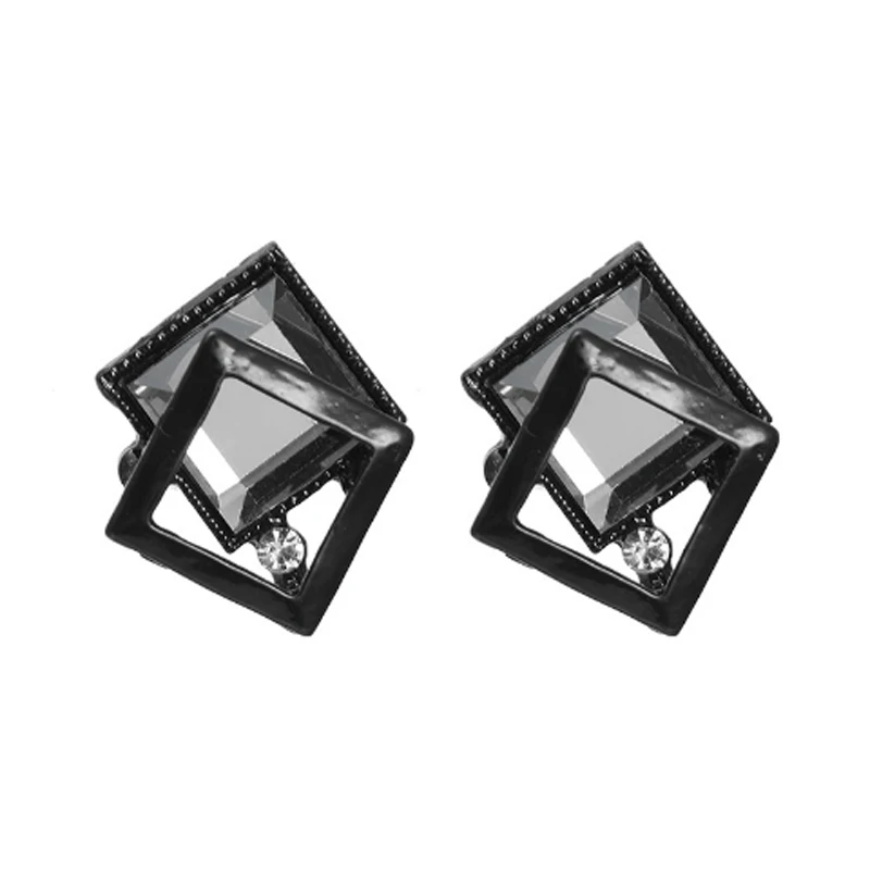 Black Square Hollow Jewelry Fashion Exquisite Stud Earrings Female New Jewelry Gifts For Birthday
Black Square Hollow Jewelry Fashion Exquisite Stud Earrings Female New Jewelry Gifts For Birthday