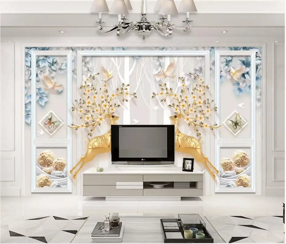 WDBH 3d wallpaper custom photo European minimalist embossed elk tree bird living room 3d wall murals wallpaper for walls 3 d
WDBH 3d wallpaper custom photo European minimalist embossed elk tree bird living room 3d wall murals wallpaper for walls 3 d