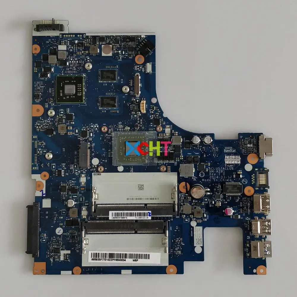 5B20F77212 w A6-6310 CPU R5/M230 GPU ACLU5/ACLU6 NM-A281 for Lenovo G50-45 NoteBook Laptop PC Motherboard Mainboard
5B20F77212 w A6-6310 CPU R5/M230 GPU ACLU5/ACLU6 NM-A281 for Lenovo G50-45 NoteBook Laptop PC Motherboard Mainboard