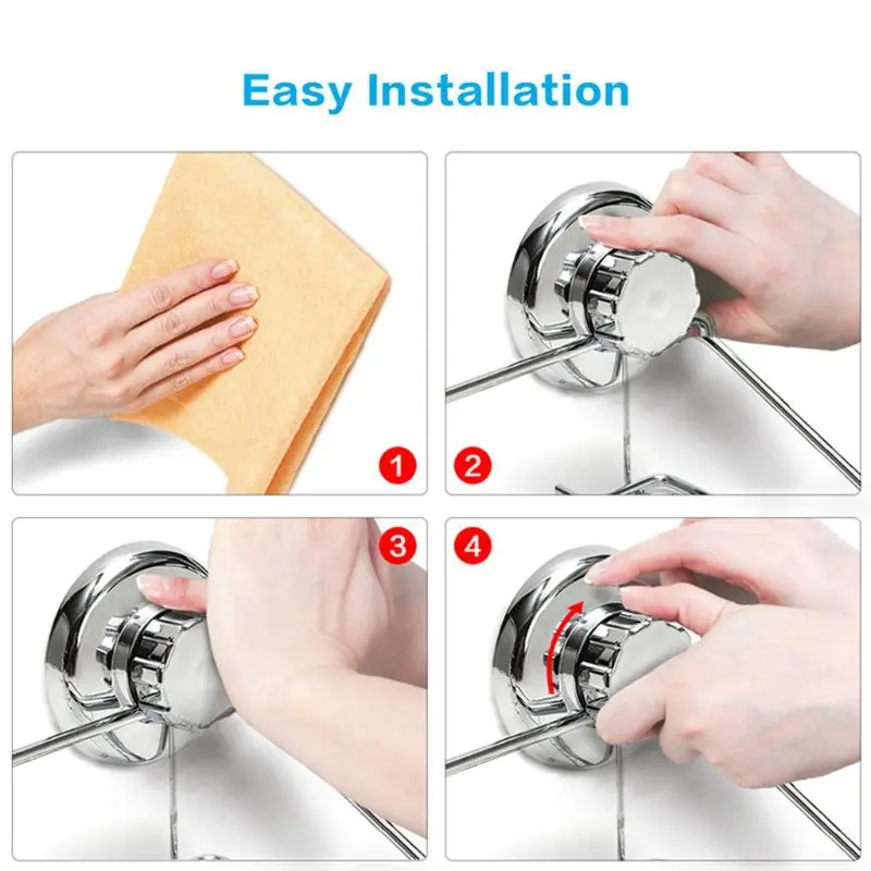 Anti-rust Stainless Steel Towel Rack Powerful Vacuum Suction Cup Toilet Paper Hanger Holder for Home Bathroom Use
Anti-rust Stainless Steel Towel Rack Powerful Vacuum Suction Cup Toilet Paper Hanger Holder for Home Bathroom Use