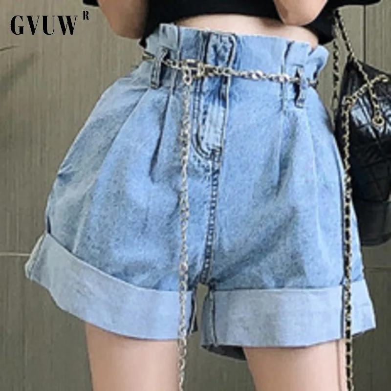 GVUW Women Casual Style Sashes Decoration Wide Leg Shorts New High Waist Loose Fit Fashion Tide Spring Summer 2021 20D2065
GVUW Women Casual Style Sashes Decoration Wide Leg Shorts New High Waist Loose Fit Fashion Tide Spring Summer 2021 20D2065