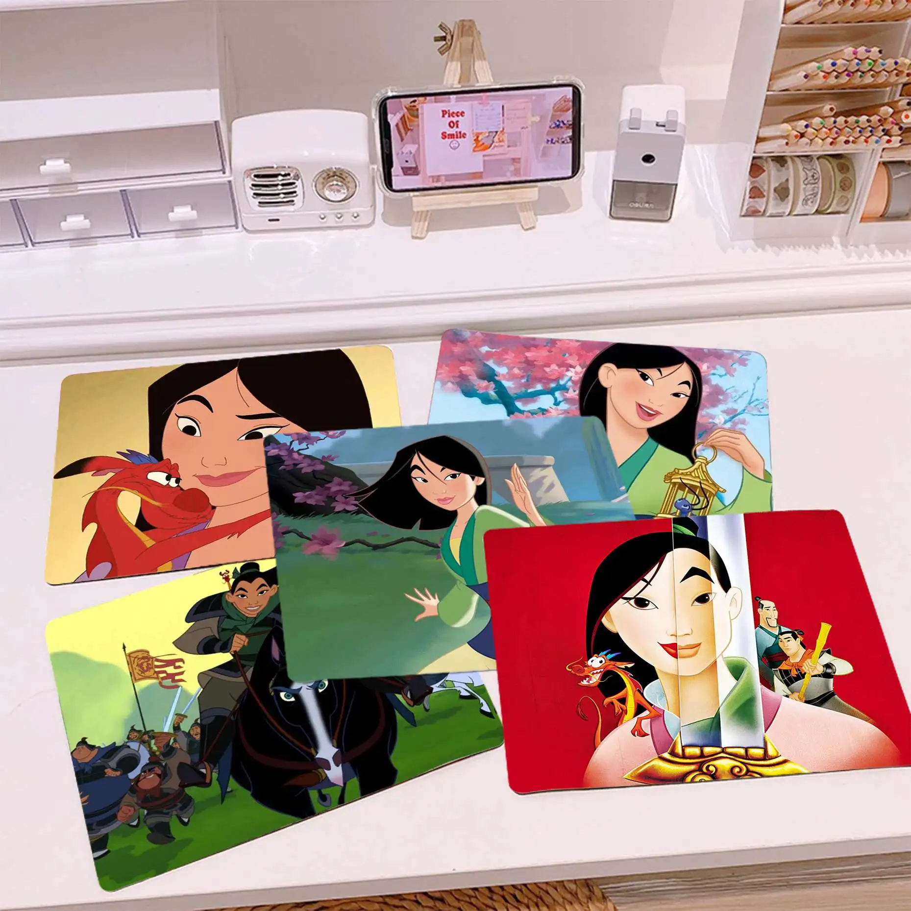 New Designs Disney Mulan Movie Silicone Pad to Mouse Game Smooth Writing Pad Desktops Mate gaming mouse pad
New Designs Disney Mulan Movie Silicone Pad to Mouse Game Smooth Writing Pad Desktops Mate gaming mouse pad