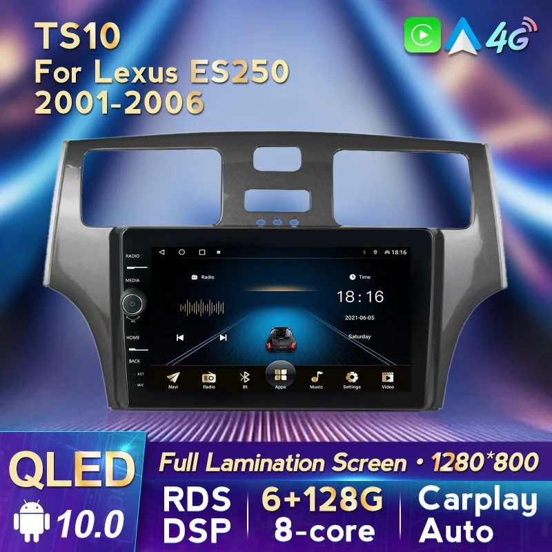 MLOVELIN QLED screen Android 10 car radio for Lexus ES250 ES300 ES330 stereo multimedia video player GPS navigation carplay auto
MLOVELIN QLED screen Android 10 car radio for Lexus ES250 ES300 ES330 stereo multimedia video player GPS navigation carplay auto