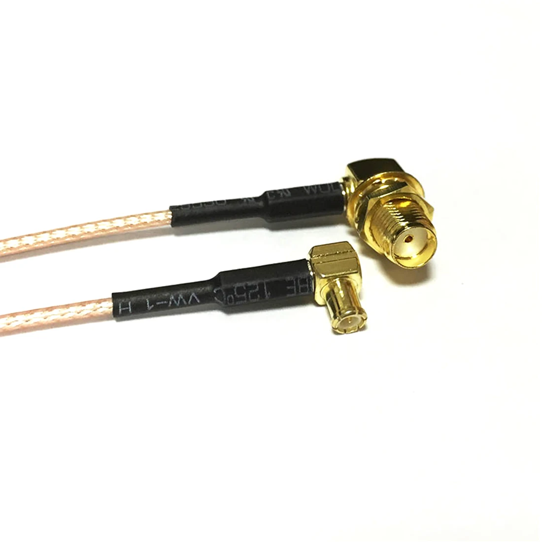 

New SMA Female Jack Nut Right Angle Switch MCX Male Plug Right Angle RF cable RG178 Wholesale 15cm 6" Adapter