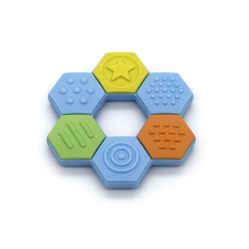 Silicone Teether For Teeth Hexagon Baby Teether Rodent BPA Free Pendant Necklace Chewing Toys Baby Accessories
Silicone Teether For Teeth Hexagon Baby Teether Rodent BPA Free Pendant Necklace Chewing Toys Baby Accessories