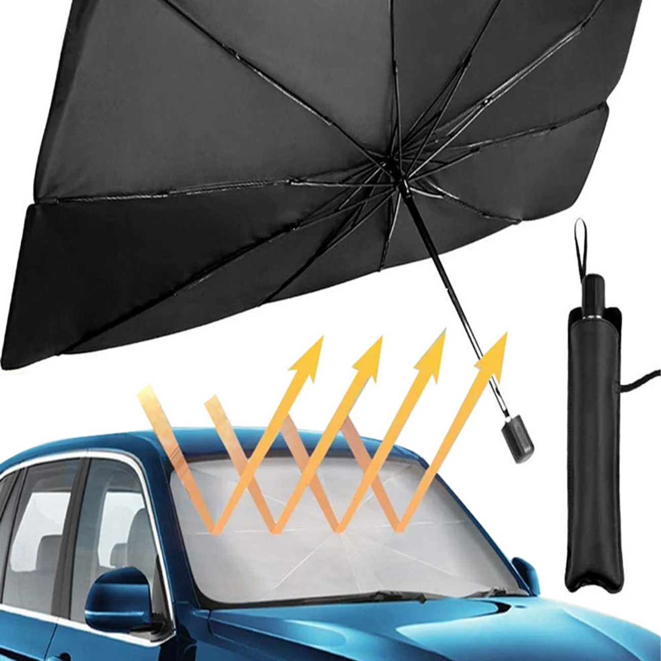 125cm 145cm Foldable Car Windshield Sun Shade Umbrella Car UV Cover Sunshade Heat Insulation Front Window Interior Protection
125cm 145cm Foldable Car Windshield Sun Shade Umbrella Car UV Cover Sunshade Heat Insulation Front Window Interior Protection