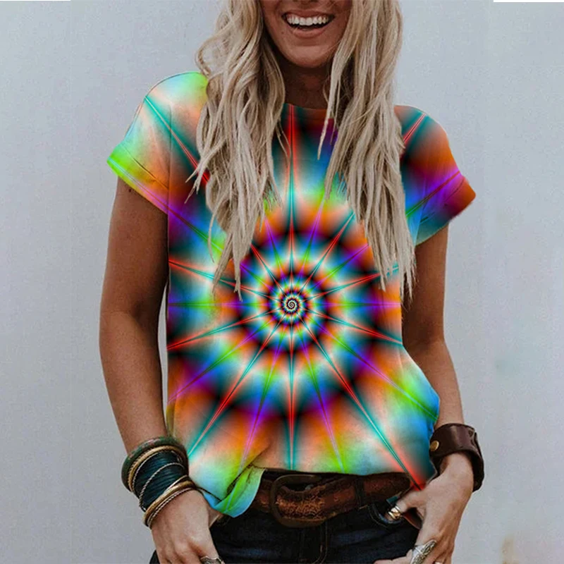 2021 Summer Women Casual Short Sleeve Abstract Printed Tops Fashion Crew Neck Pullover Loose Oversize T-shirt
2021 Summer Women Casual Short Sleeve Abstract Printed Tops Fashion Crew Neck Pullover Loose Oversize T-shirt