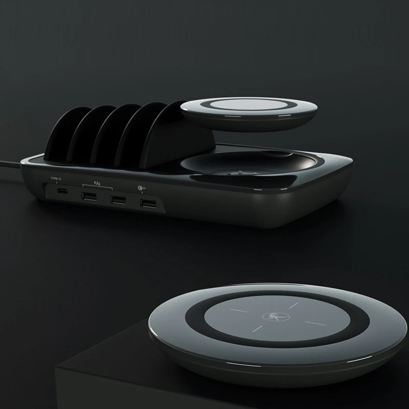 Зарядная Станция Vogek Intelligence QC3.0 с высокой мощностью беспроводное зарядное