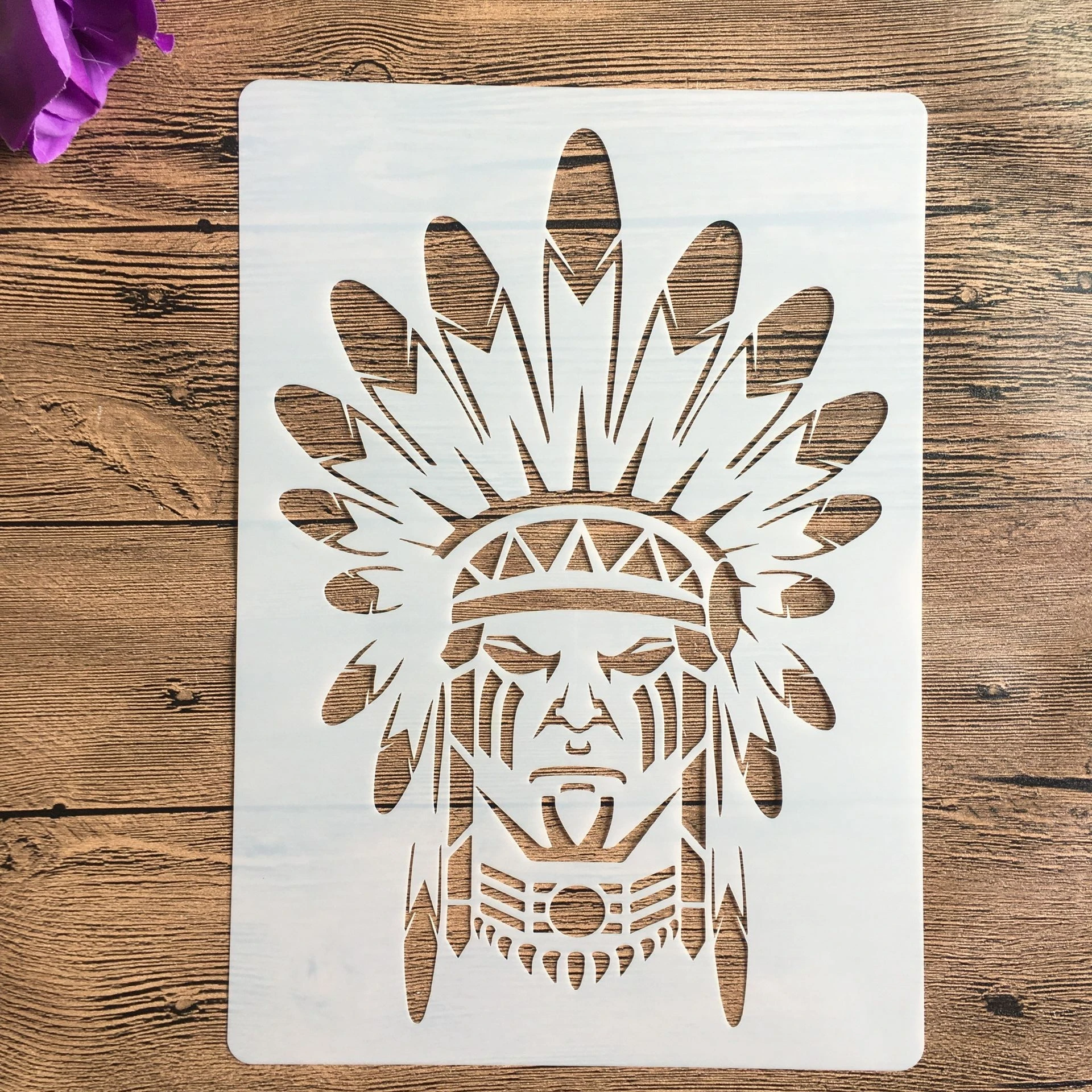 A4 29 * 21cm Chief Mandala DIY Stencils Wall Painting Scrapbook Coloring Embossing Album Decorative Paper Card Template
A4 29 * 21cm Chief Mandala DIY Stencils Wall Painting Scrapbook Coloring Embossing Album Decorative Paper Card Template