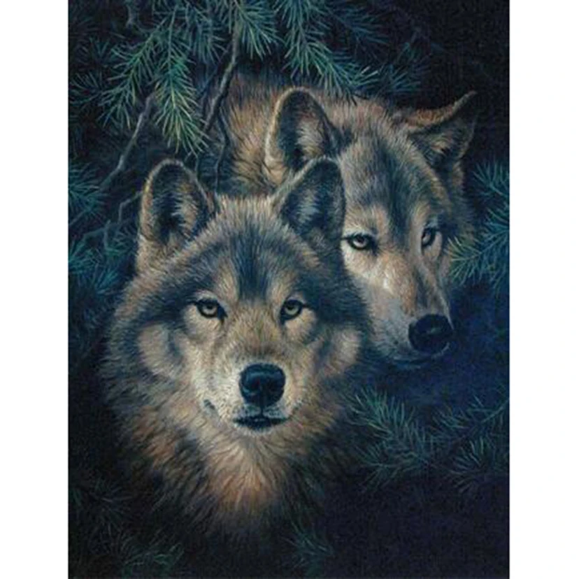 Diamond Painting 5D DIY Animal Painting Double Wolf Beauty Picture Square/Round Diamond Cross Stitch Decorative Painting TX230
Diamond Painting 5D DIY Animal Painting Double Wolf Beauty Picture Square/Round Diamond Cross Stitch Decorative Painting TX230