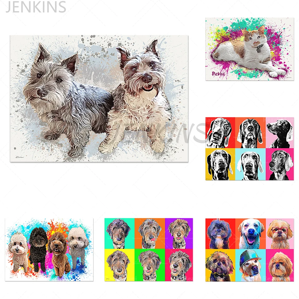 wall art canvas painting picture frameless jenkins Pet cat princess duke dog animal nordic poster wall picture living room
wall art canvas painting picture frameless jenkins Pet cat princess duke dog animal nordic poster wall picture living room