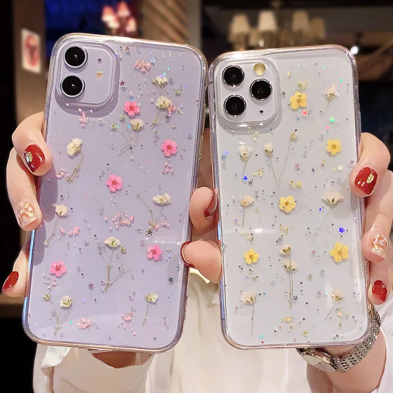 Epoxy Real Flower Case For IPhone 12 Cases Soft Silicone For IPhone 11 12 Pro Max 7 8 SE X XS XR Max 12 Mini 6 6S 7 8 Plus Cover
Epoxy Real Flower Case For IPhone 12 Cases Soft Silicone For IPhone 11 12 Pro Max 7 8 SE X XS XR Max 12 Mini 6 6S 7 8 Plus Cover