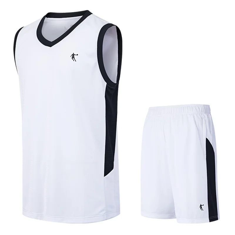Basketball suit men's 2021 summer new breathable quick drying two piece shorts vest
Basketball suit men's 2021 summer new breathable quick drying two piece shorts vest