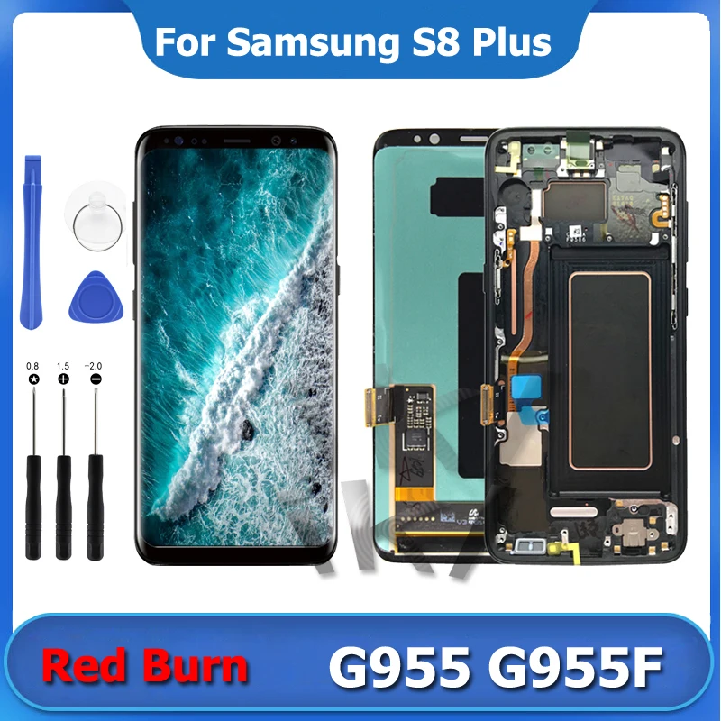 S8+ Lcd Screen Red Burn For Samsung Galaxy S8 Plus LCD Display Screen Super Amoled G955F G955 LCD Display Assembly
S8+ Lcd Screen Red Burn For Samsung Galaxy S8 Plus LCD Display Screen Super Amoled G955F G955 LCD Display Assembly