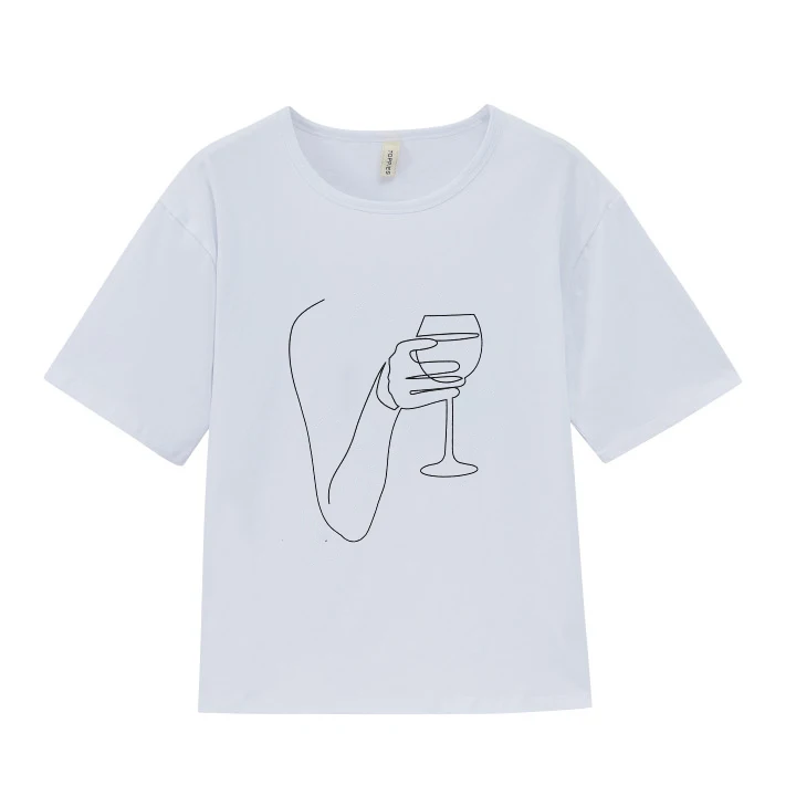 Toppies 2021 Summer Abstract Character T-shirts Women Cotton Tops Tee Short Sleeve Printing T-shirts
Toppies 2021 Summer Abstract Character T-shirts Women Cotton Tops Tee Short Sleeve Printing T-shirts