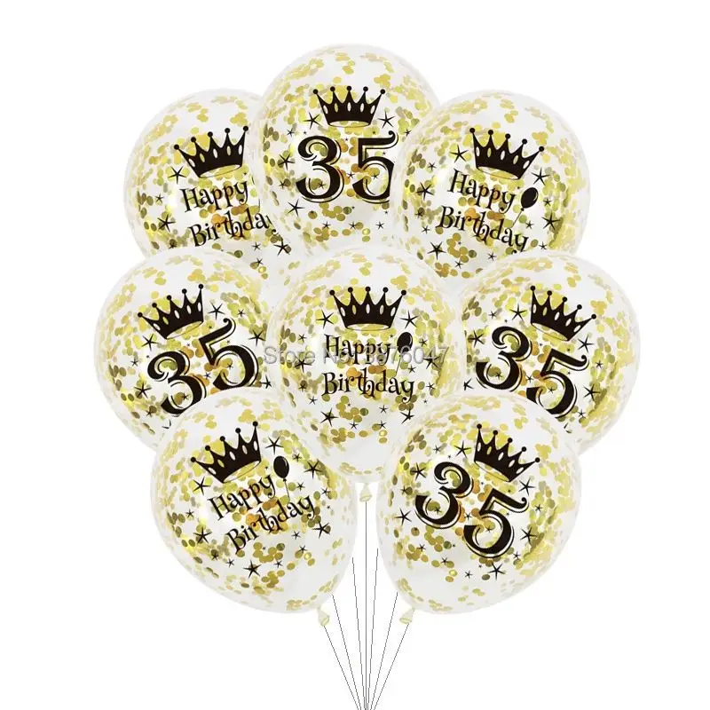 6pcs/lot number 35 36 37 38 39 birthday balloons rose gold silver 35th 36th 39th party decorations confetti anniversary balloon
6pcs/lot number 35 36 37 38 39 birthday balloons rose gold silver 35th 36th 39th party decorations confetti anniversary balloon