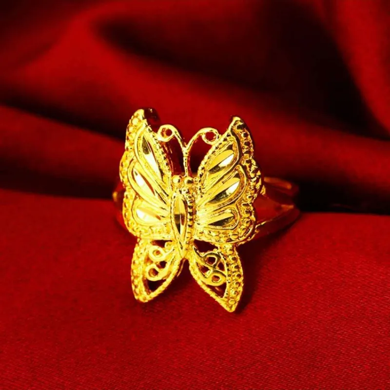 Butterfly Ring 24K Gold Plated Rings for Women Ethnic Women Party Birthday Anniversary Engagement Rings Fashion Jewelry Gift
Butterfly Ring 24K Gold Plated Rings for Women Ethnic Women Party Birthday Anniversary Engagement Rings Fashion Jewelry Gift