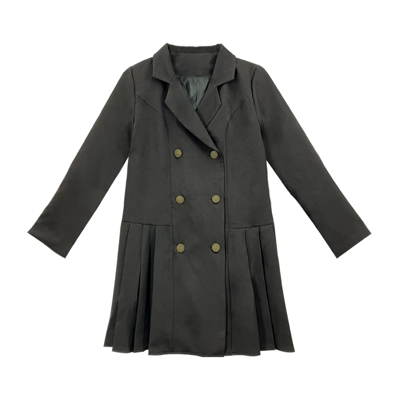2021 blazer dress long sleeve sexy black office dresses winter Double breasted design Mini elegant comfortable Korean Casual
2021 blazer dress long sleeve sexy black office dresses winter Double breasted design Mini elegant comfortable Korean Casual