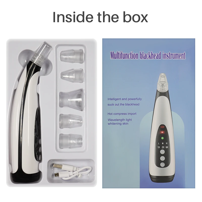 Jinkairui Electric Blackhead Remover Vacuum Suction Nose Facial T Zone Deep Cleansing Skin Care Tools Shrink Pores Machine
Jinkairui Electric Blackhead Remover Vacuum Suction Nose Facial T Zone Deep Cleansing Skin Care Tools Shrink Pores Machine