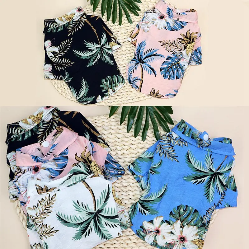 Pet Summer Hawaii Beach Flower Shirt For Cat Dog Coats Puppy Overalls Thin Short Sleeve Clothing Coconut Tree
Pet Summer Hawaii Beach Flower Shirt For Cat Dog Coats Puppy Overalls Thin Short Sleeve Clothing Coconut Tree