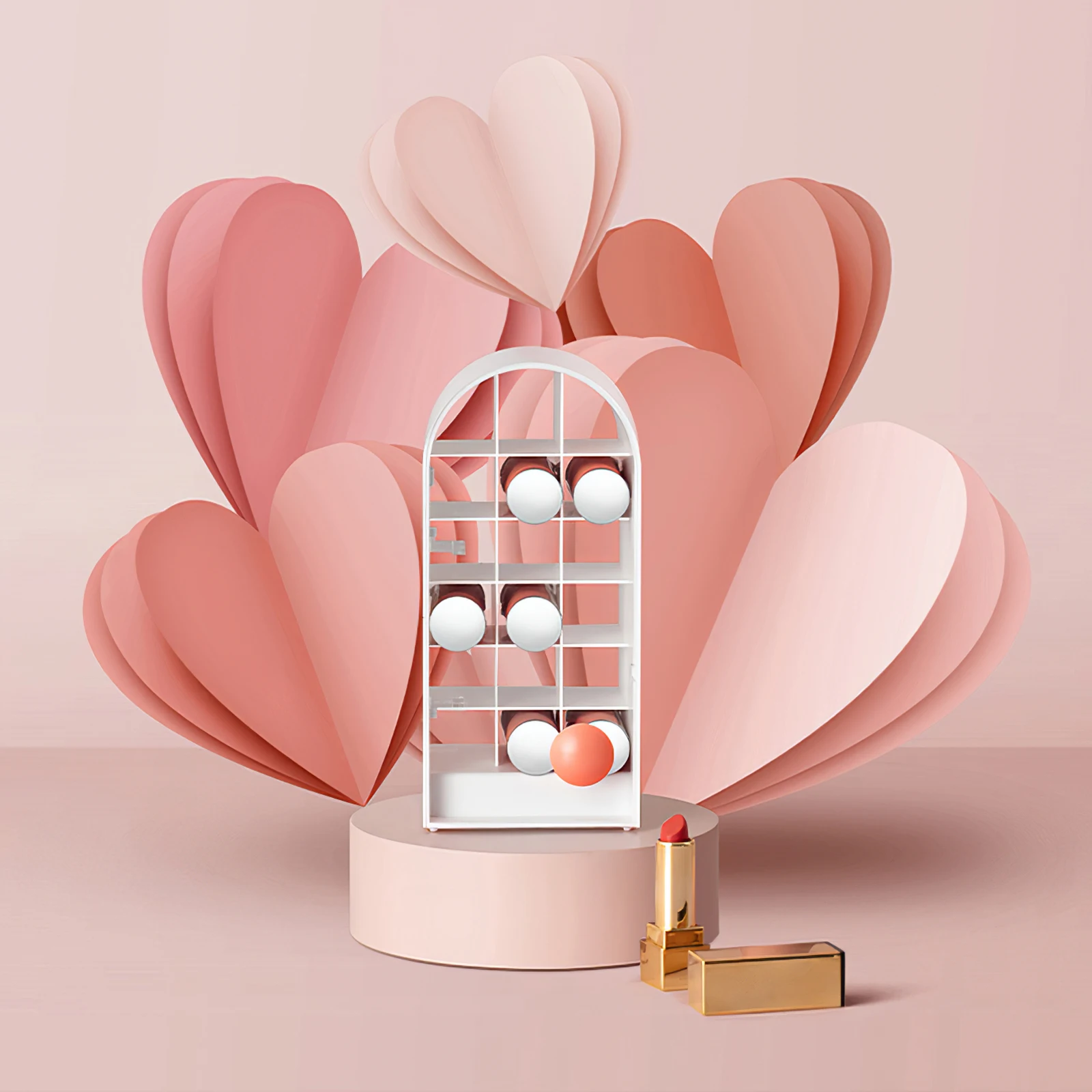Plastic Cosmetic Display Stand Lipstick Storage Box with Lid Dust Box Lipstick Holder High Quality Storage and Storage
Plastic Cosmetic Display Stand Lipstick Storage Box with Lid Dust Box Lipstick Holder High Quality Storage and Storage